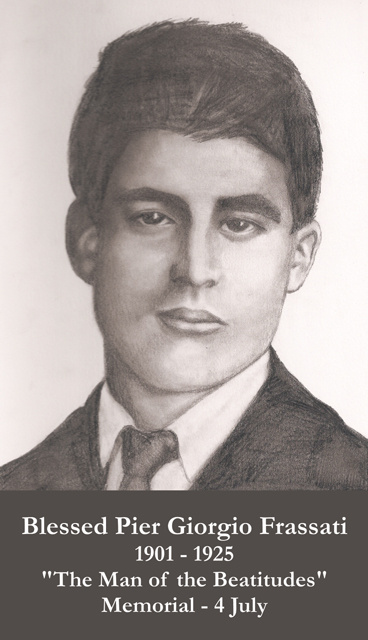 Blessed Pier Giorgio Frassati Prayer Card